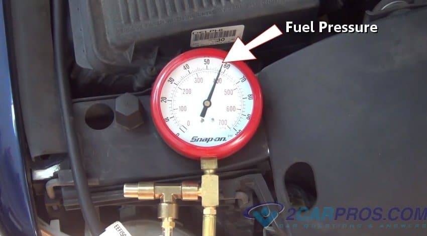 check fuel pump pressure