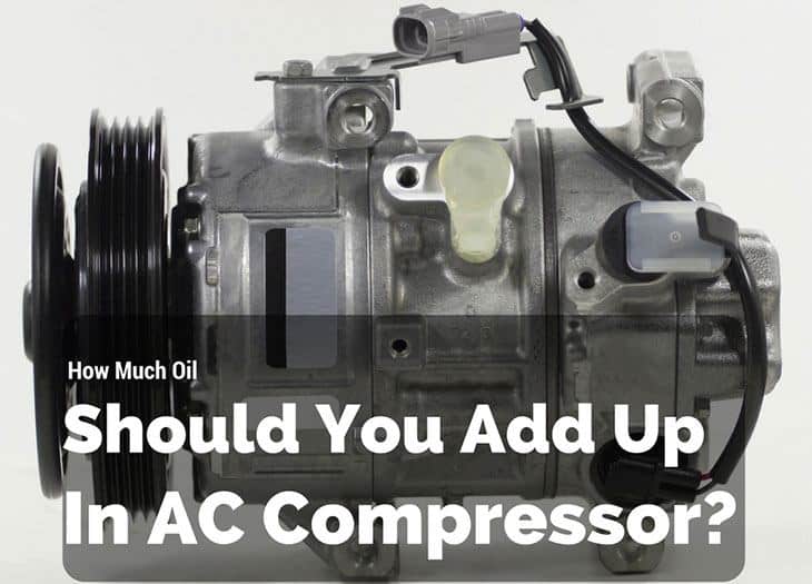 R134a Compressor Oil Chart