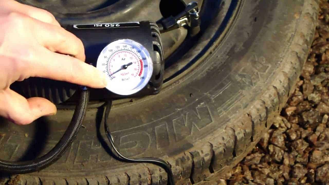 fill air in car tires