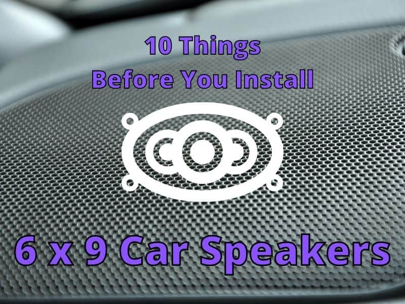 6 x 9 Car Speakers