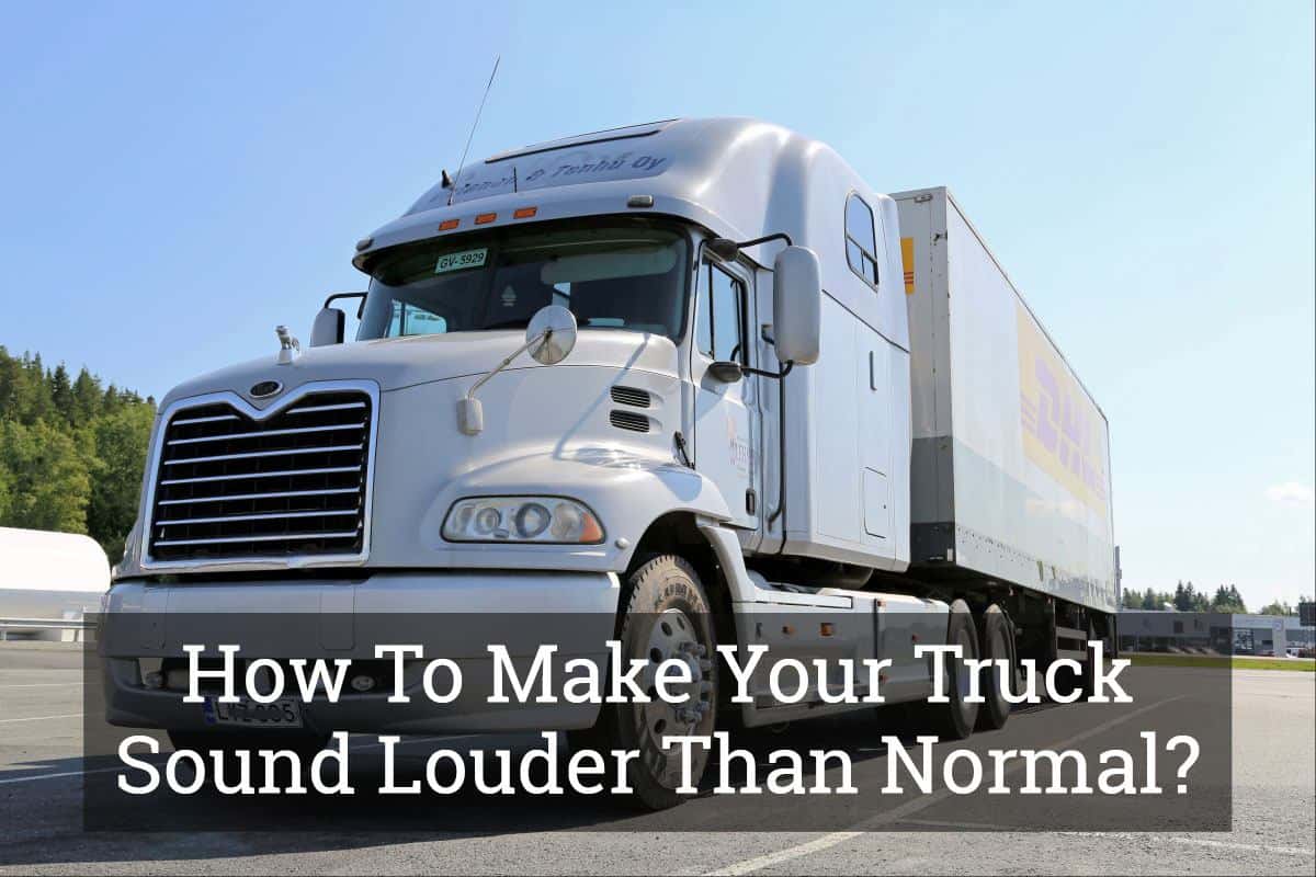 diesel truck horn sounds