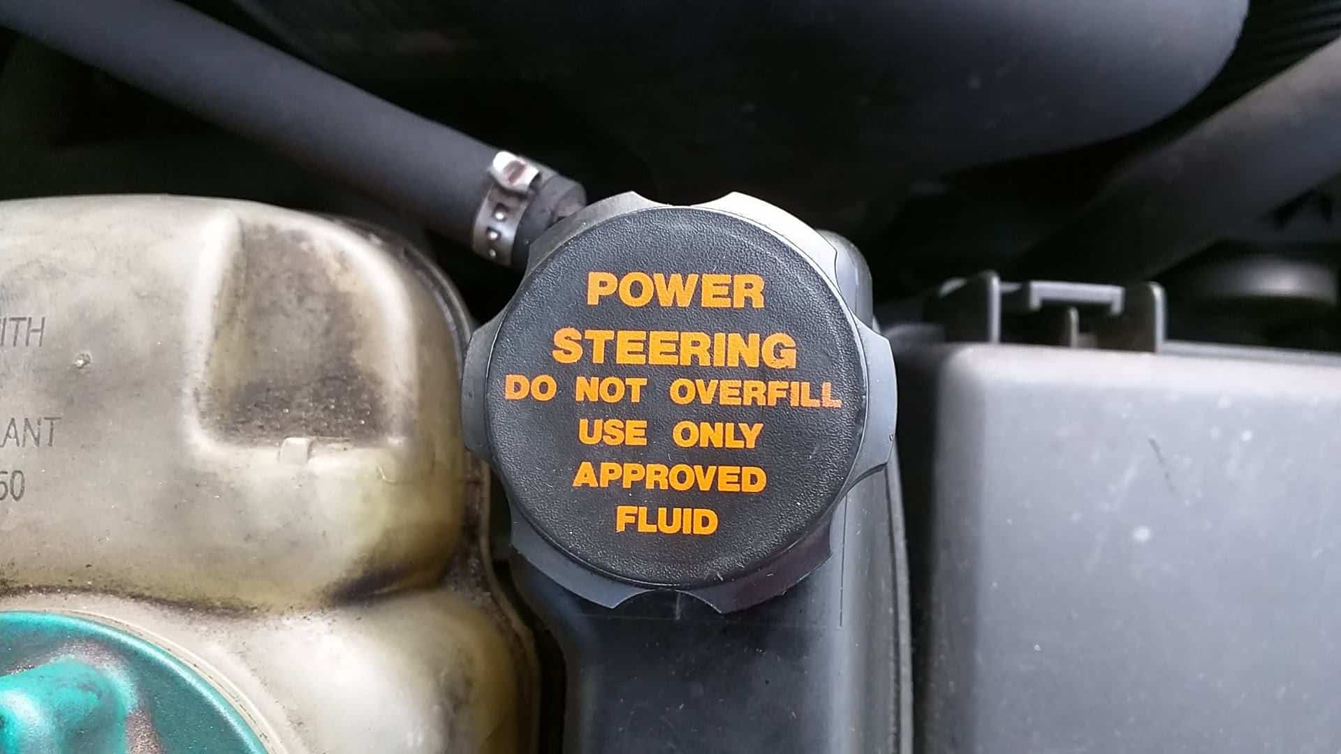 Brake fluid in power steering