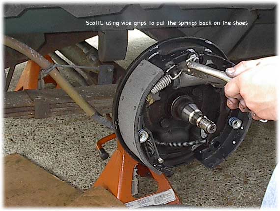INSTALLATION OF DRUMS AND REPLACEMENT OF WHEEL