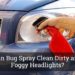 Can Bug Spray Clean Dirty and Foggy Headlights