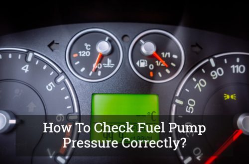 How To Check Fuel Pump Pressure Correctly