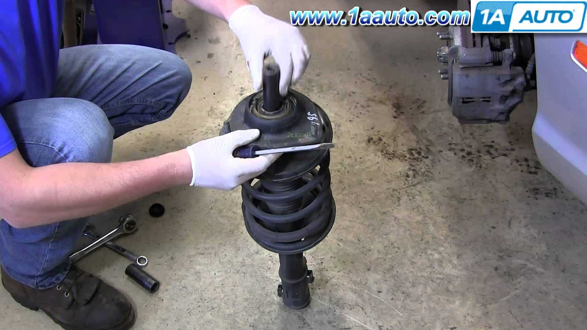 Removing the old shocks
