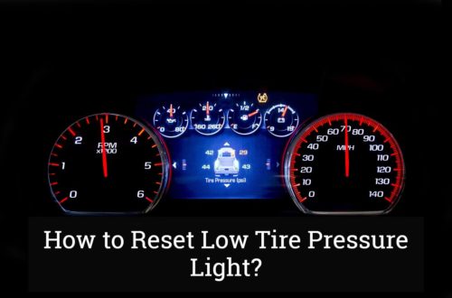 How to Reset Low Tire Pressure Light