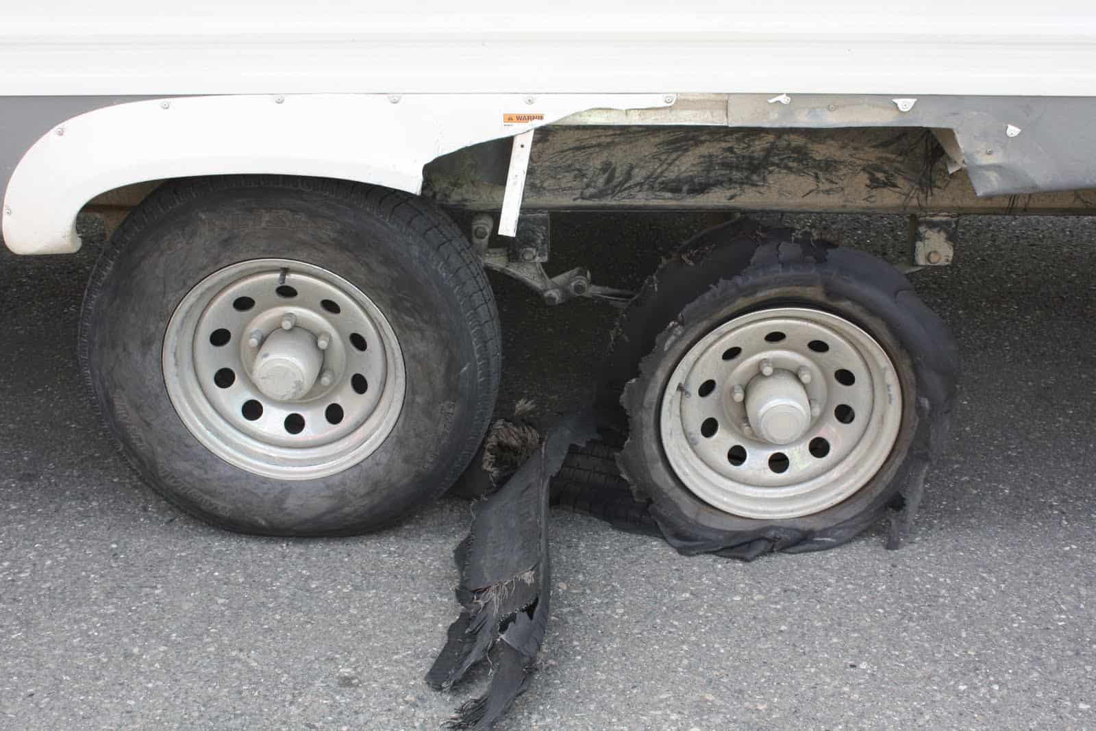 tire blowout on rv