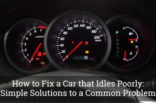 Fix a Car that Idles Poorly