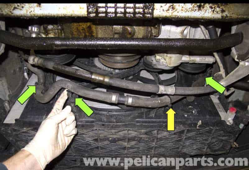 Replace an Oil Cooler Line