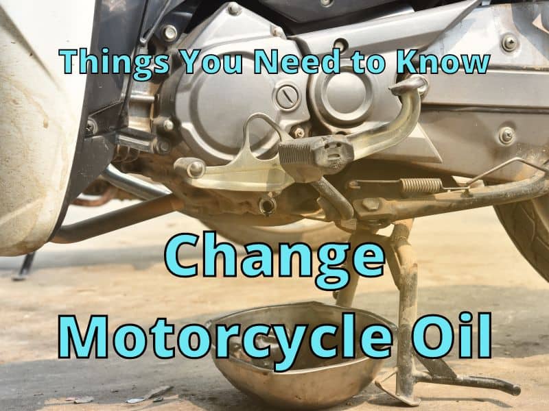 Change Motorcycle Oil