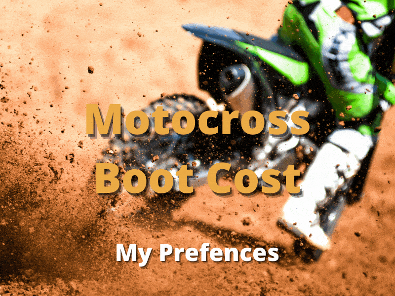 Motocross Boot Cost
