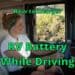 RV Battery While Driving