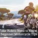 Beginner Motorcycle Tips
