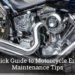 Motorcycle Engine Maintenance Tips