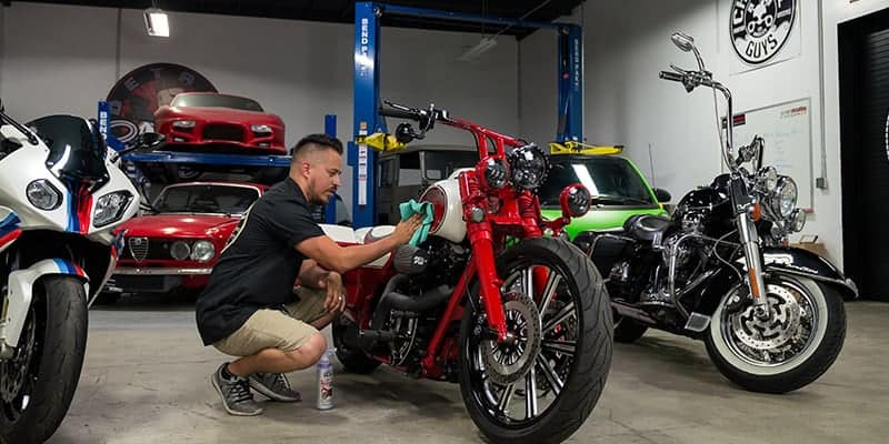 Tips on how to wash a Harley