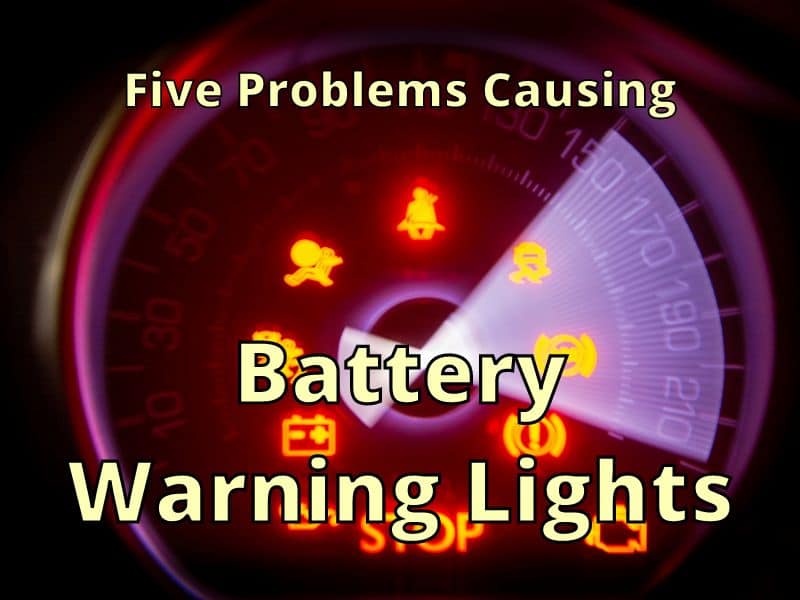 battery warning lights