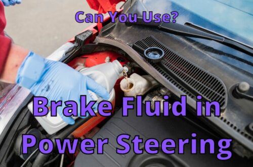 Brake Fluid in Power Steering