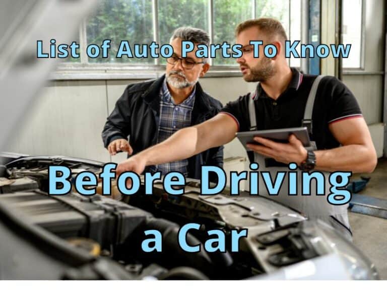 List of Auto Parts That You Should Know Before Driving A Car (May, 2024)