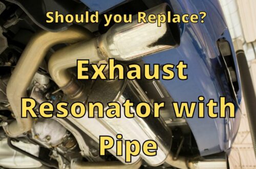 Exhaust Resonator with Pipe