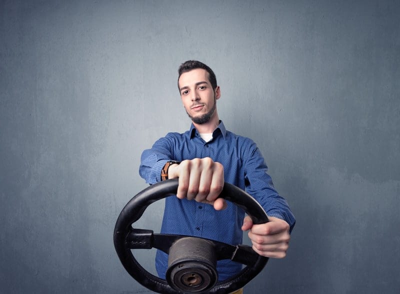 black steering wheel paint