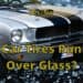 Car Tires Run Over Glass