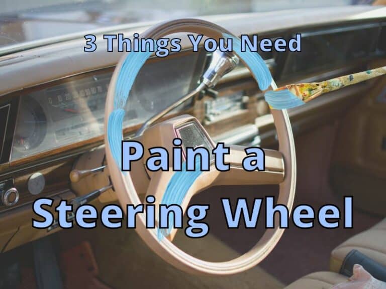 How to Paint a Steering Wheel 3 Things You'll Need DRIVING LIFE