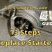 13 Steps to Replace a Car Starter
