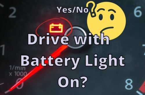 Drive with Battery Light On