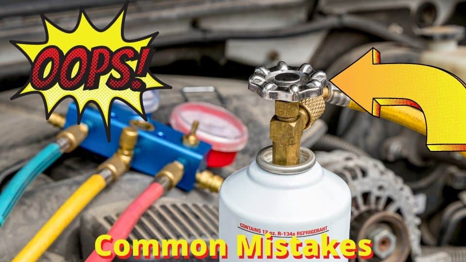 common mistakes AC servicing