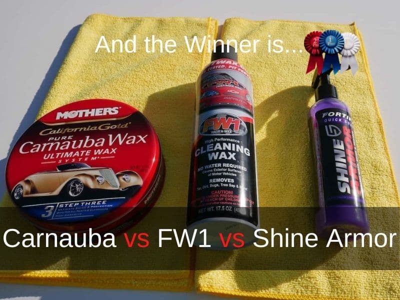 FW1 Cleaning Wax with Carnuba Waterless Wash & Wax 